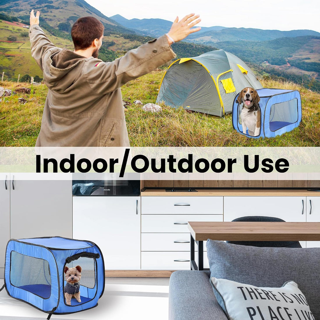 Portable Collapsible Pop Up Kennel