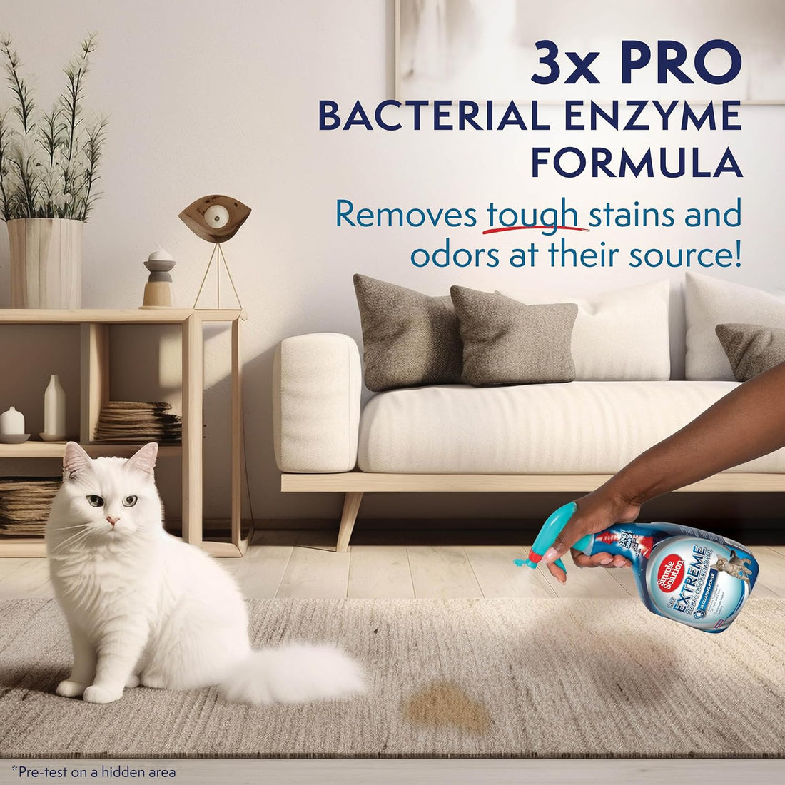 Simple Solution Extreme Cat Stain Eliminator for Strong Odor