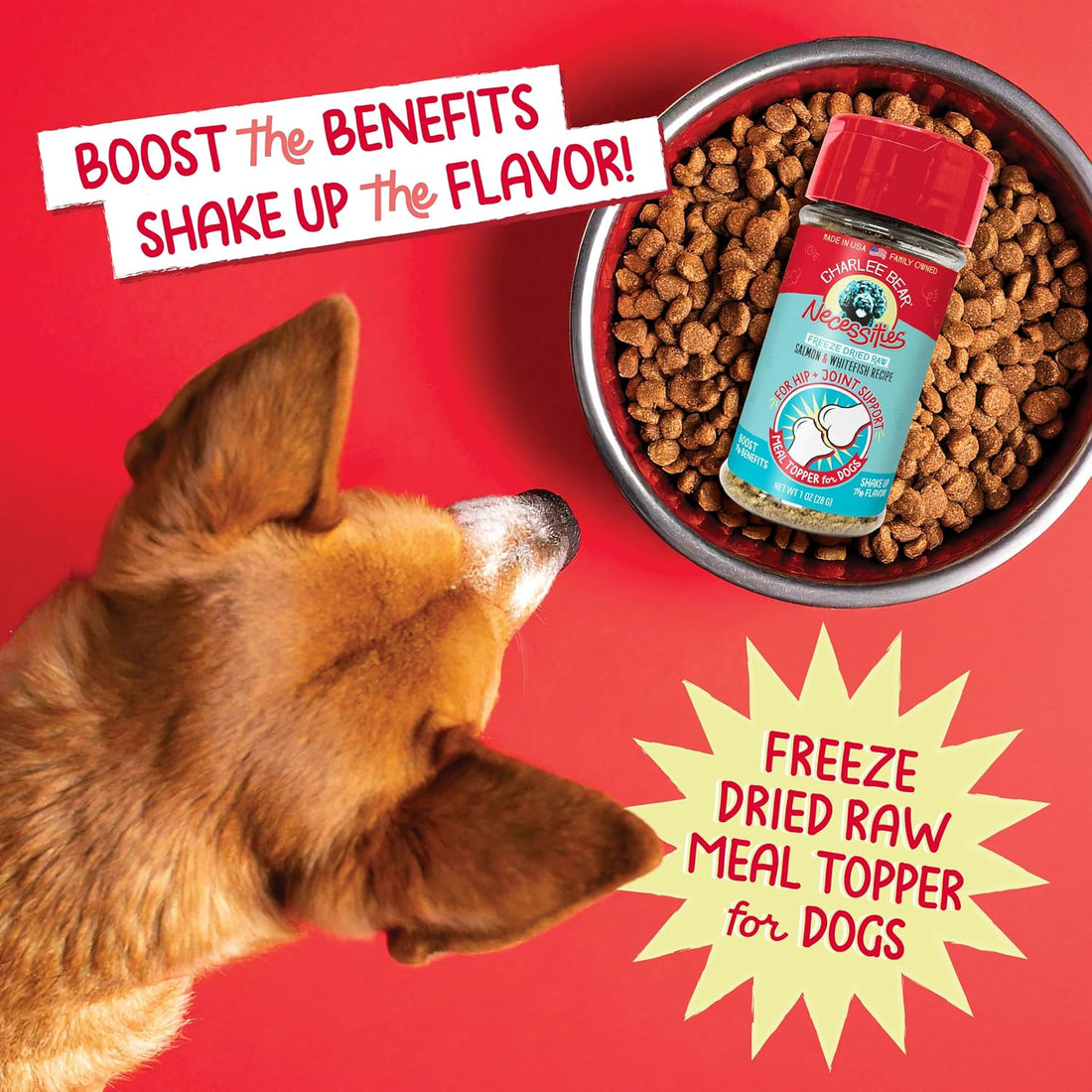 Charlee Bear Necessities Freeze Dried Dog Food Topper