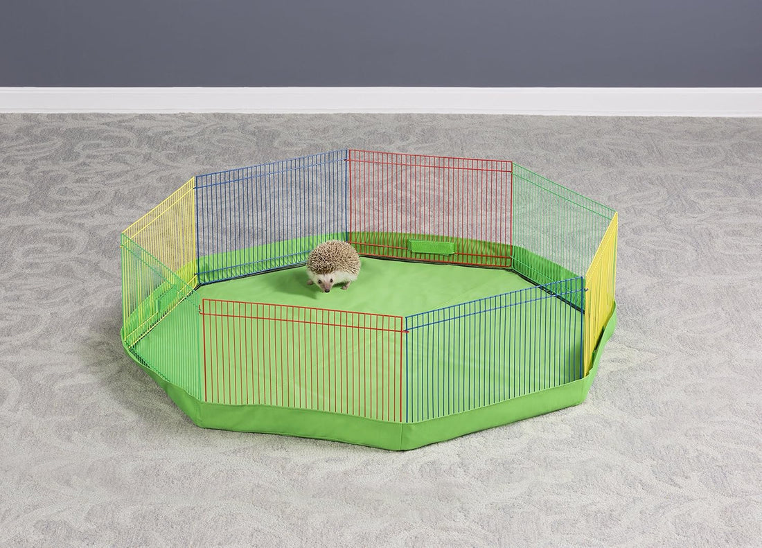 Prevue Pet Products Playpen Cover, Protects Floors & Carpets - Green