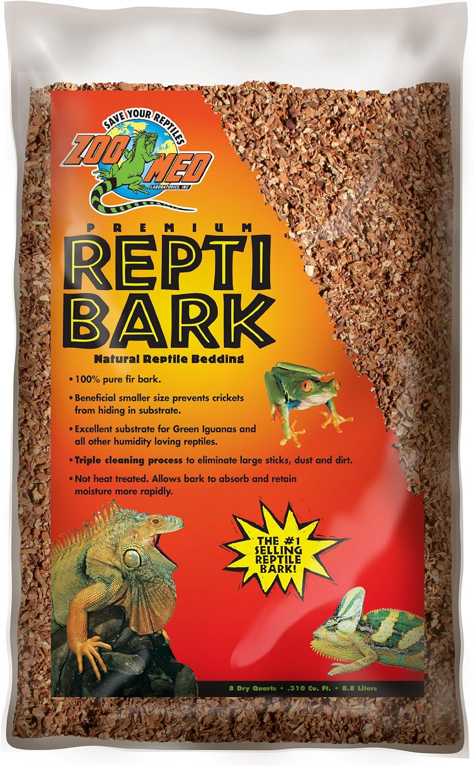 Zoo Med Reptile Bark Fir Bedding, 8 Quarts