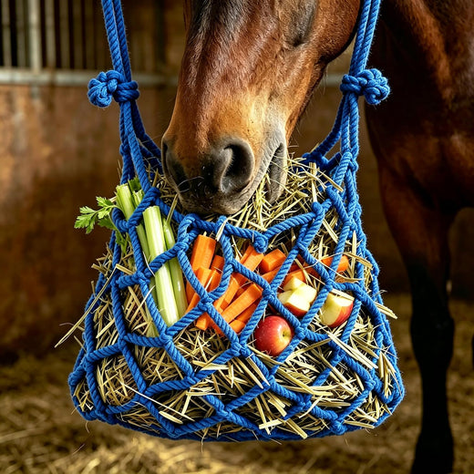 Horse Feeder Ball Toy for Stable: 1Sec Quick-Fill Hay