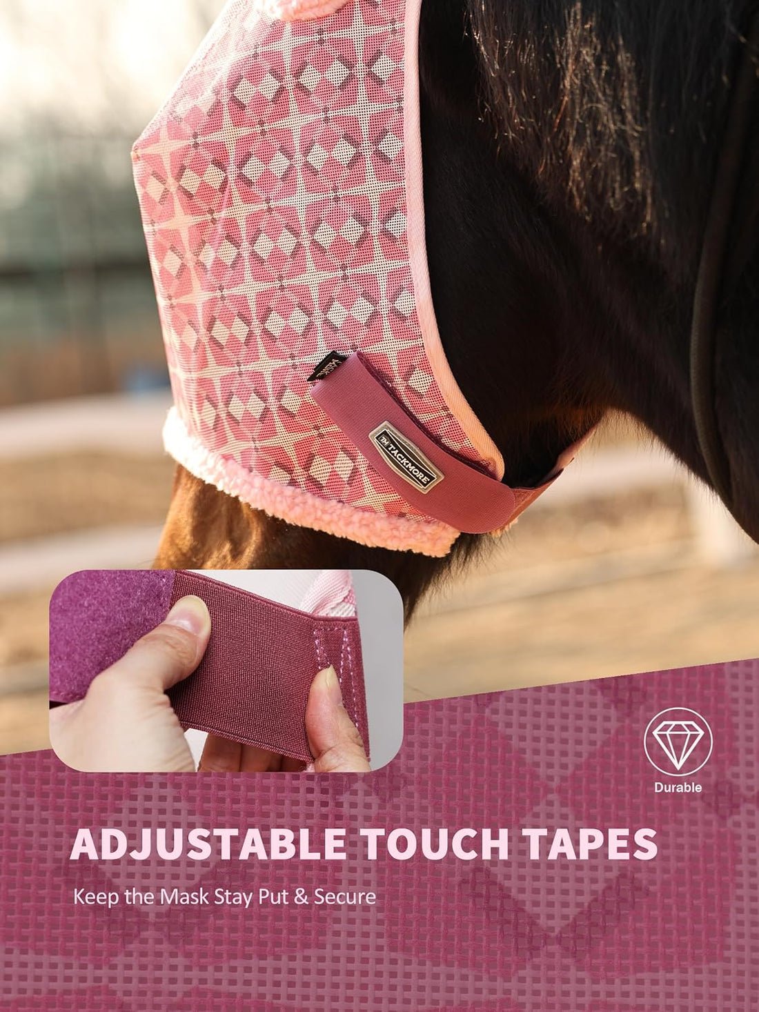 Tackmore Horse Fly Mask Without Ears
