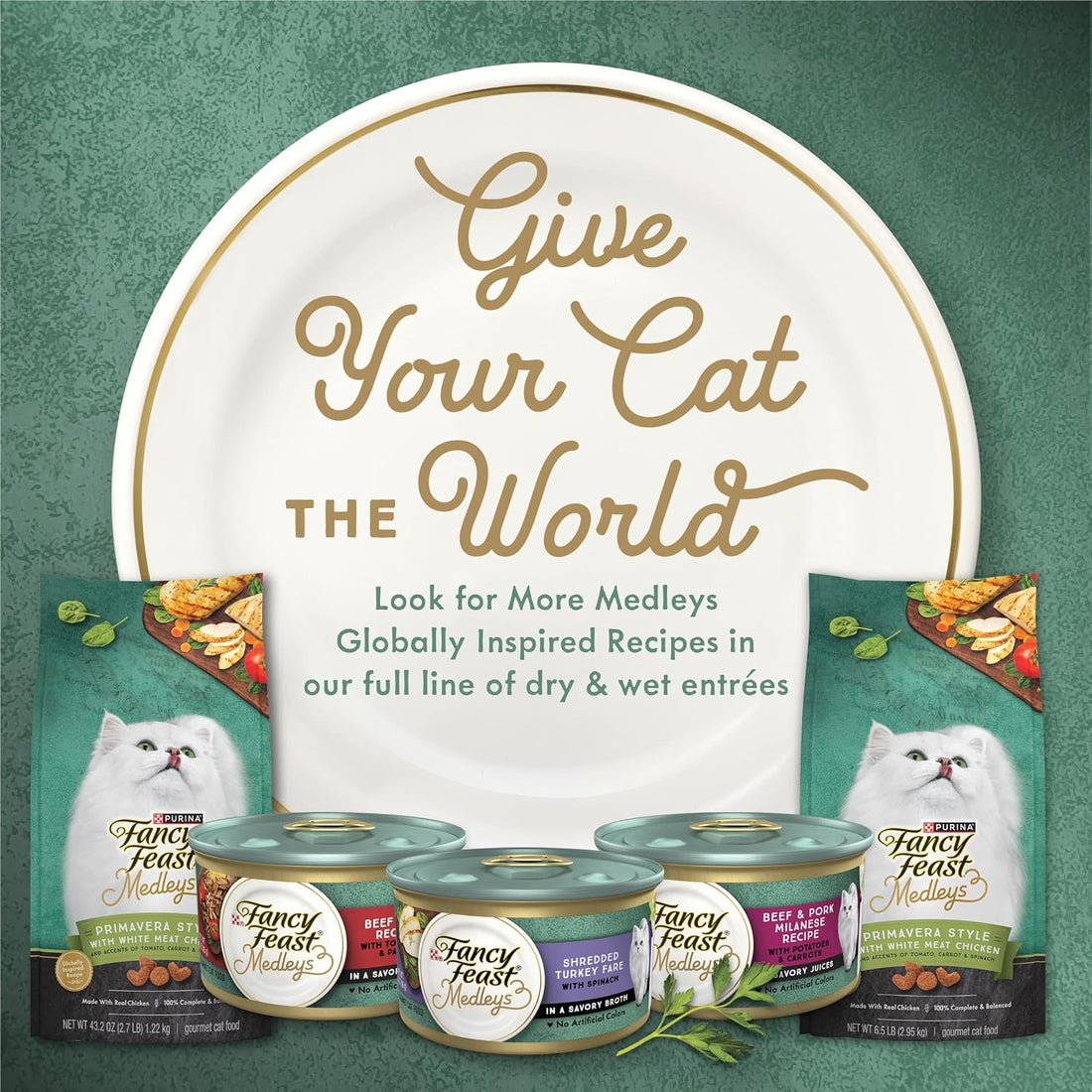 Fancy Feast Purina Medleys Primavera Style with White Meat Chicken