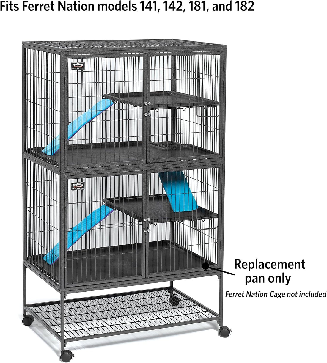 MidWest Homes for Pets 142PAN Replacement Pan for Midwest Cat Cage