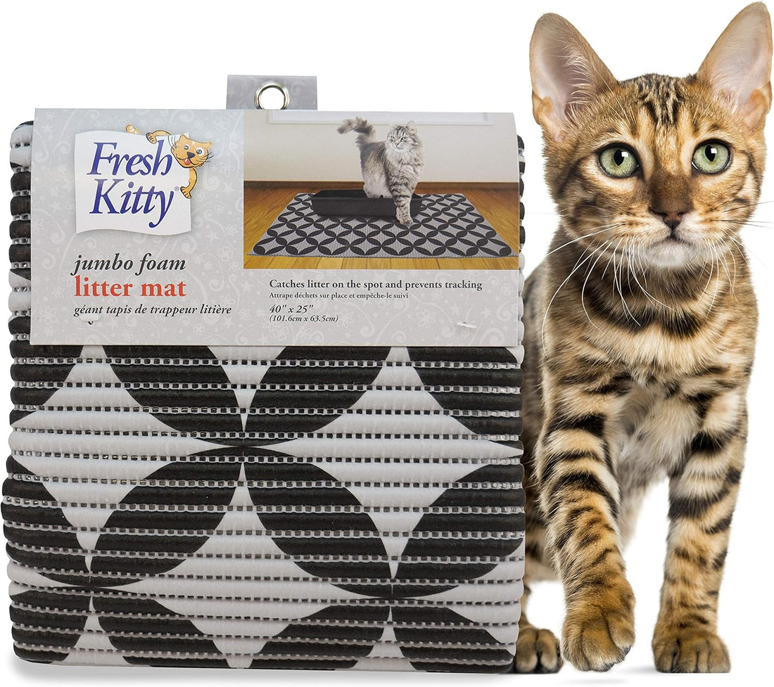 Fresh Kitty Durable XL Jumbo Foam Litter Box Mat