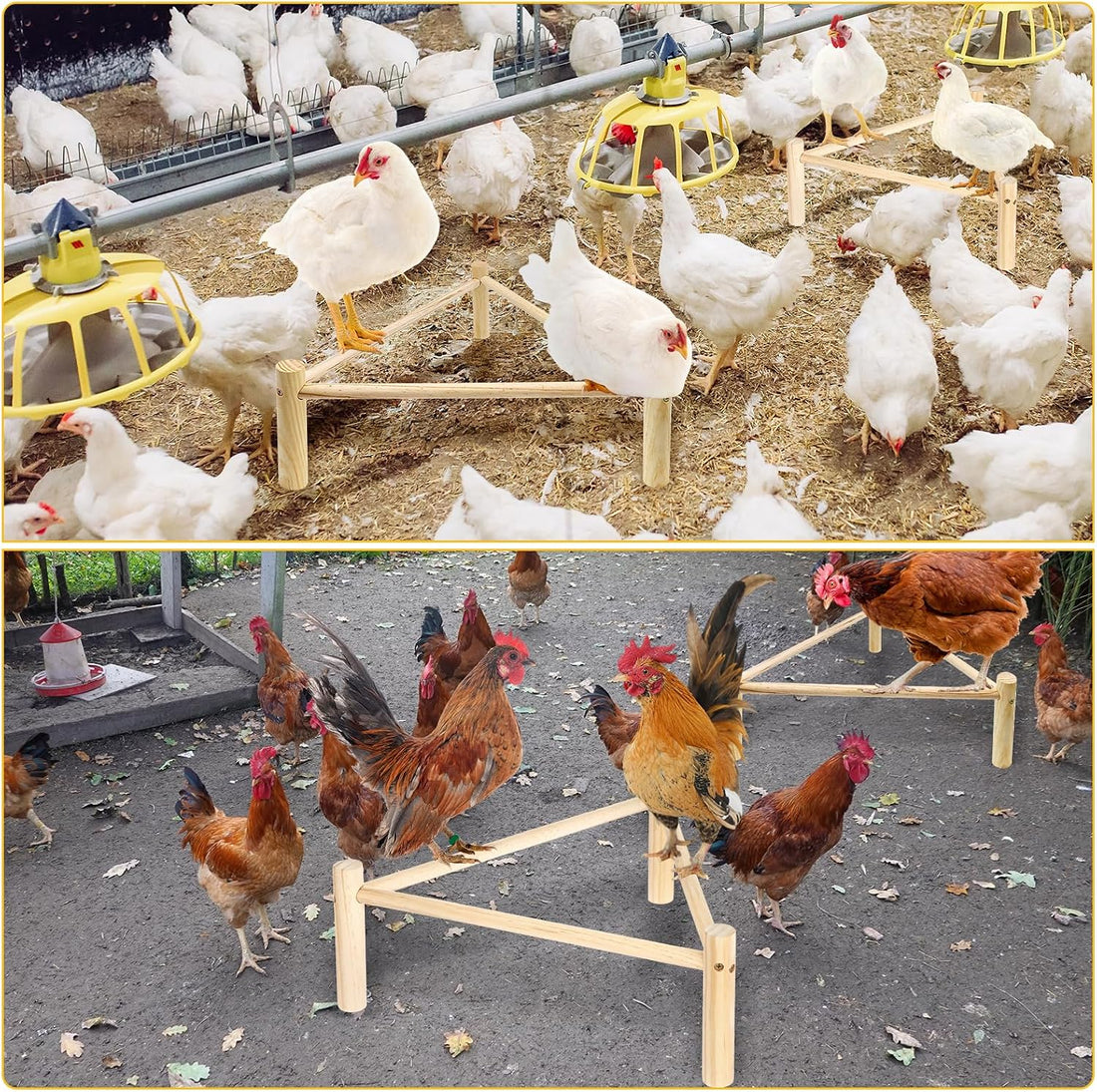 Chicken Perch for Coop & Brooder, Chicken Roosting Bars