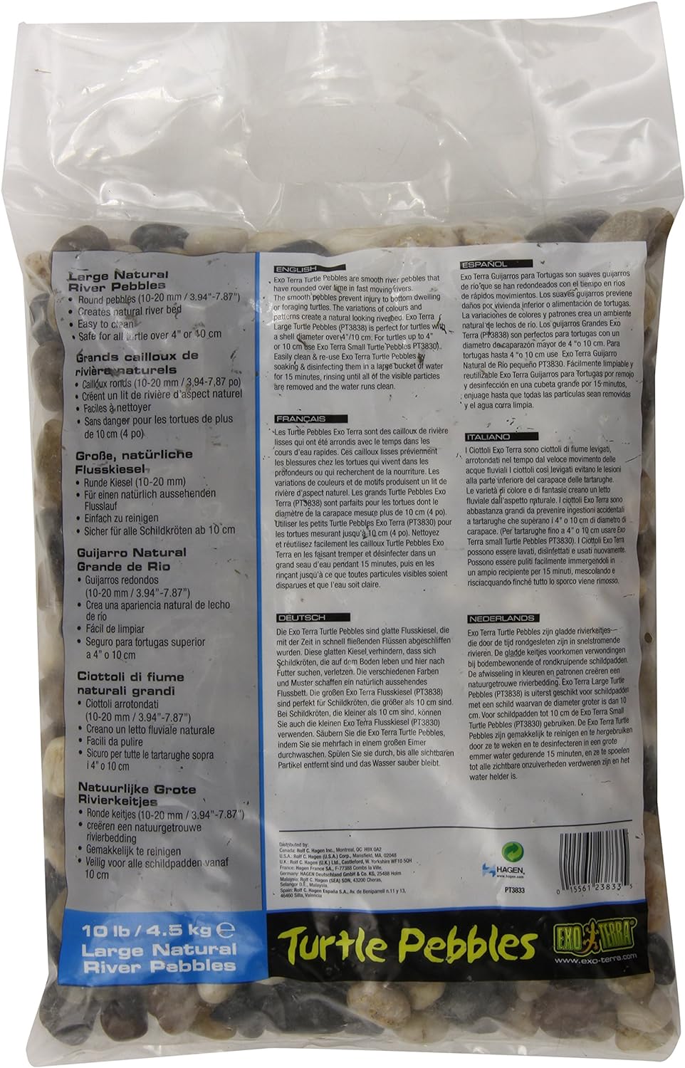 Exo Terra Turtle Pebbles, Large