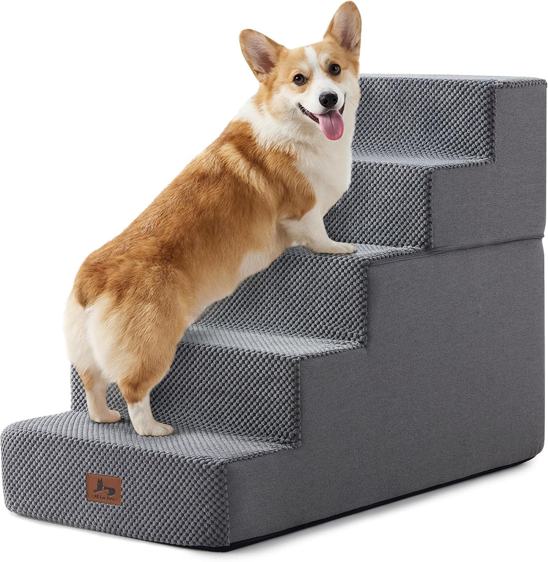 Dog Stairs 3-Step 13.5” H for Bed and Couch