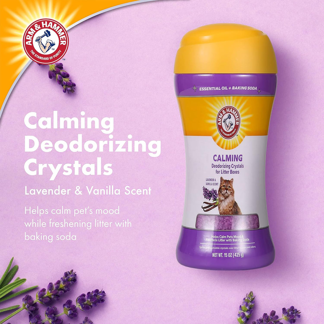 Arm & Hammer Cat Litter Deodorizing Crystals with Baking Soda