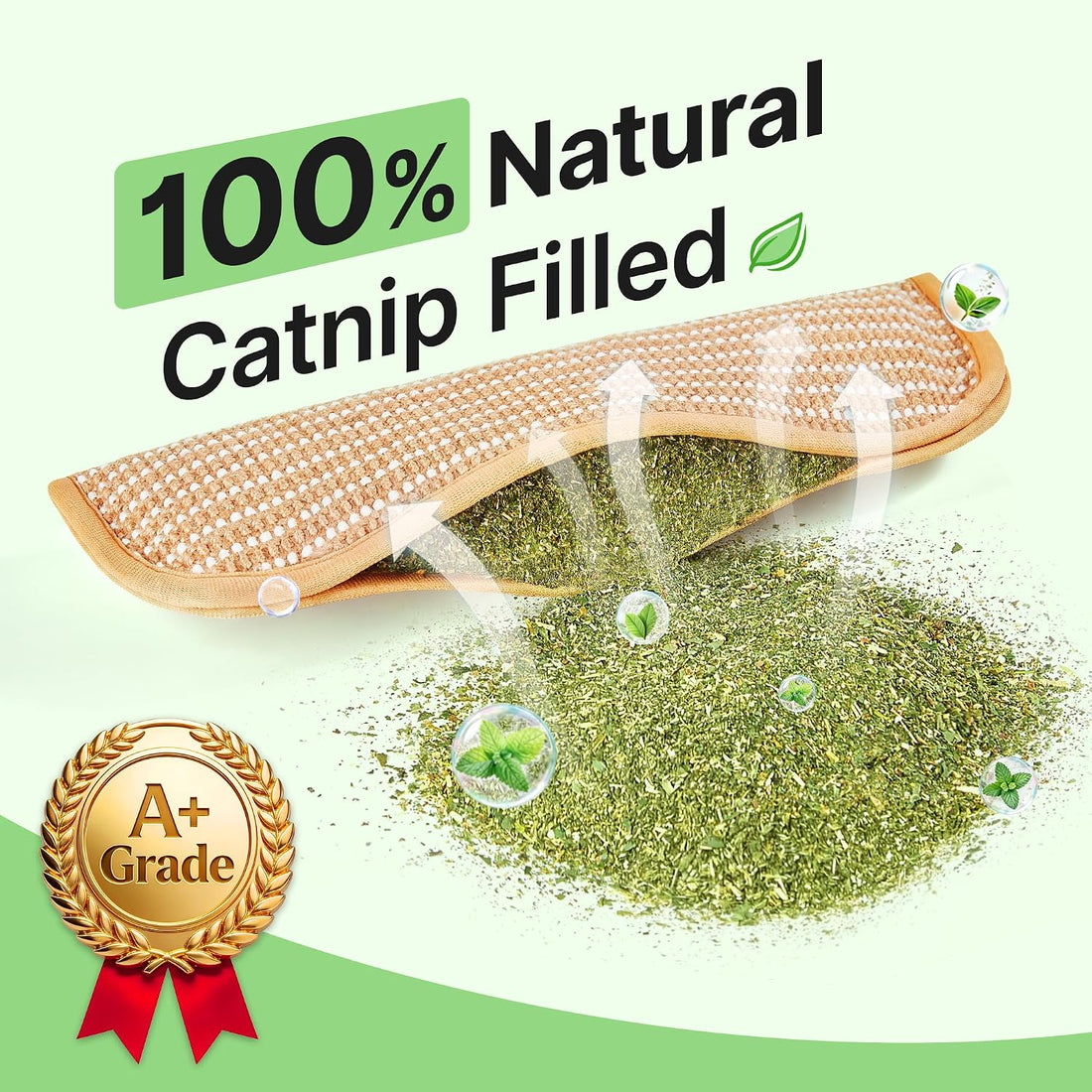 Potaroma Cat Toys Pack of 2 with 6000mg A+ Organic Catnip