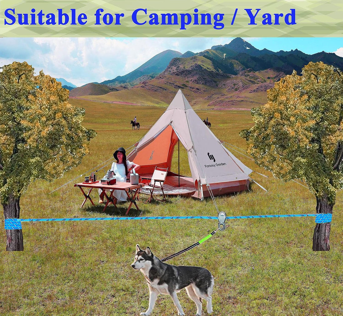 Dog Tie Out Cable for Camping