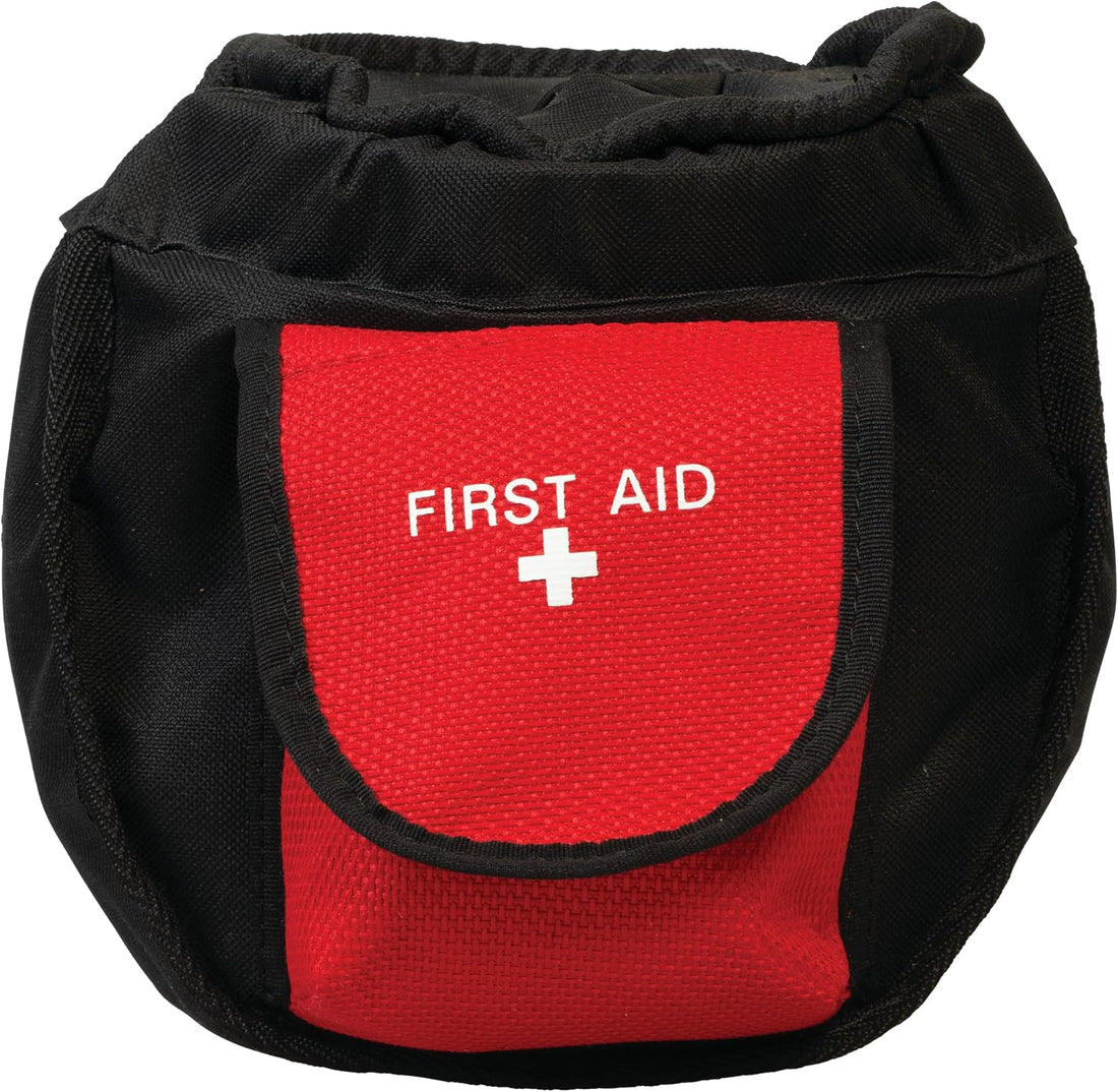 Weaver Leather Arborist Ditty/First Aid Bag, Black/Red