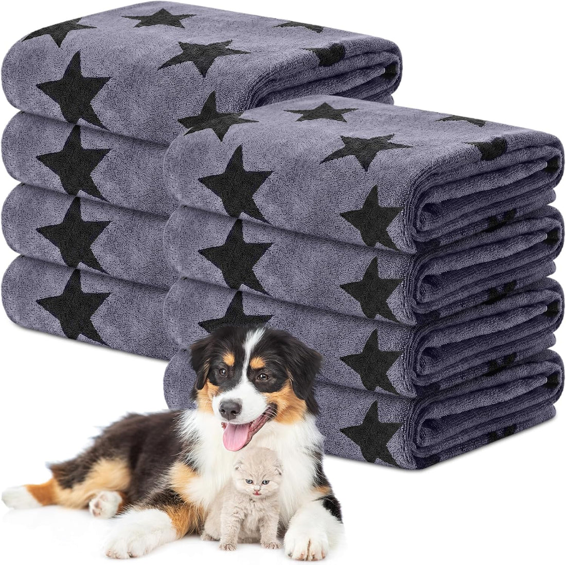 Chumia 8 Pcs Dog Towel for Drying