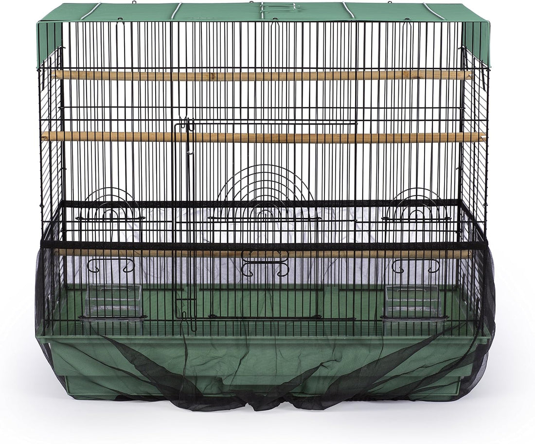 Prevue Pet Products 822B Mesh Bird Seed Catcher, Black, Large/13