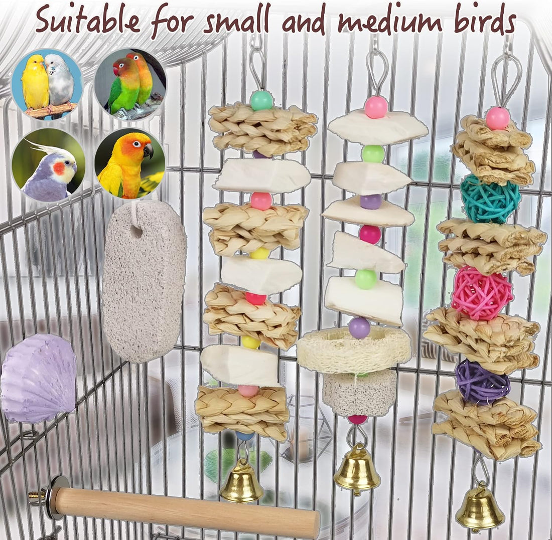 Parrot Chewing Toys Natural Cuttlebone Bird Beak Trimmer Grinding
