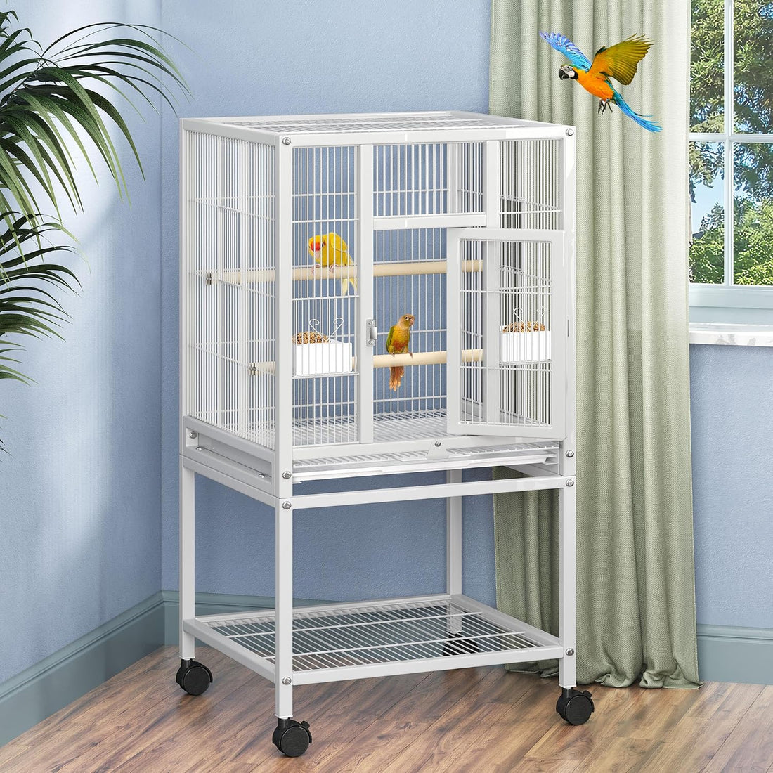 DWVO 41-inch Metal Bird Cage