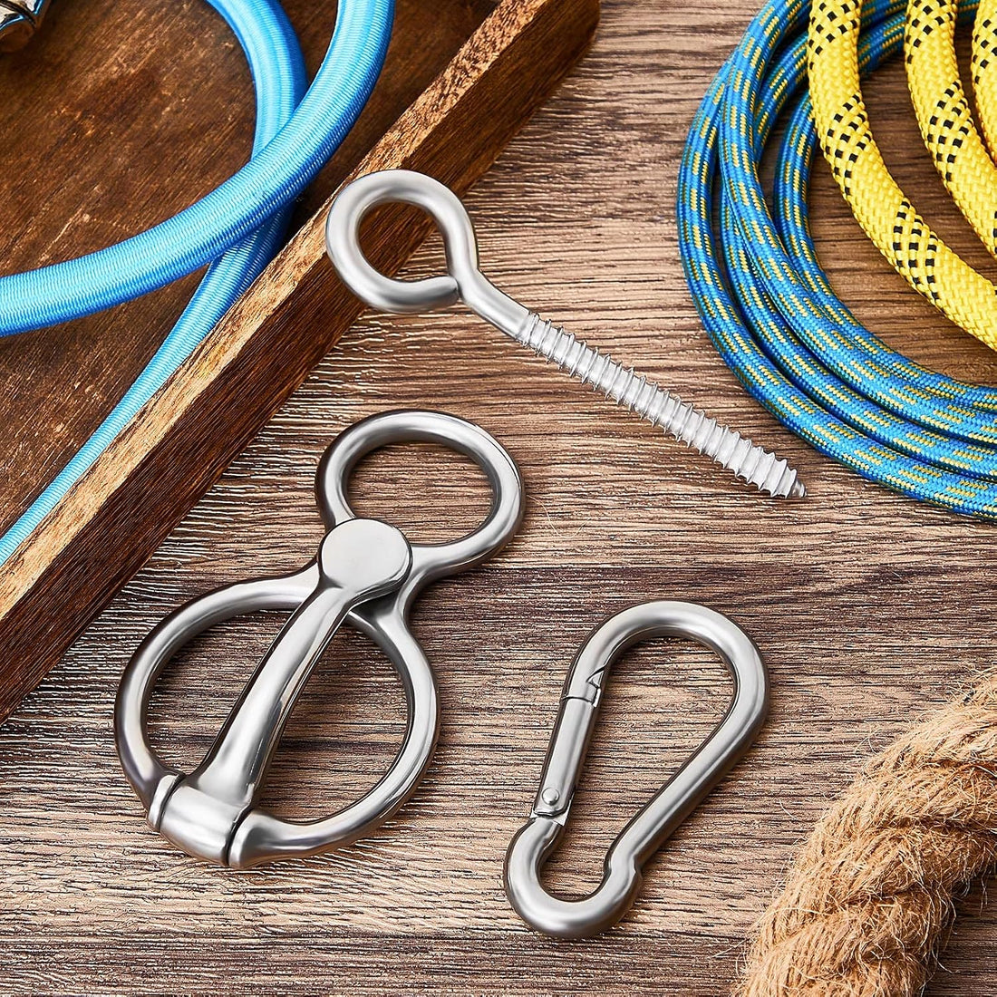 Dunzy 2 Sets Horse Tie Ring, Horse Tack and Supplies Horse Training