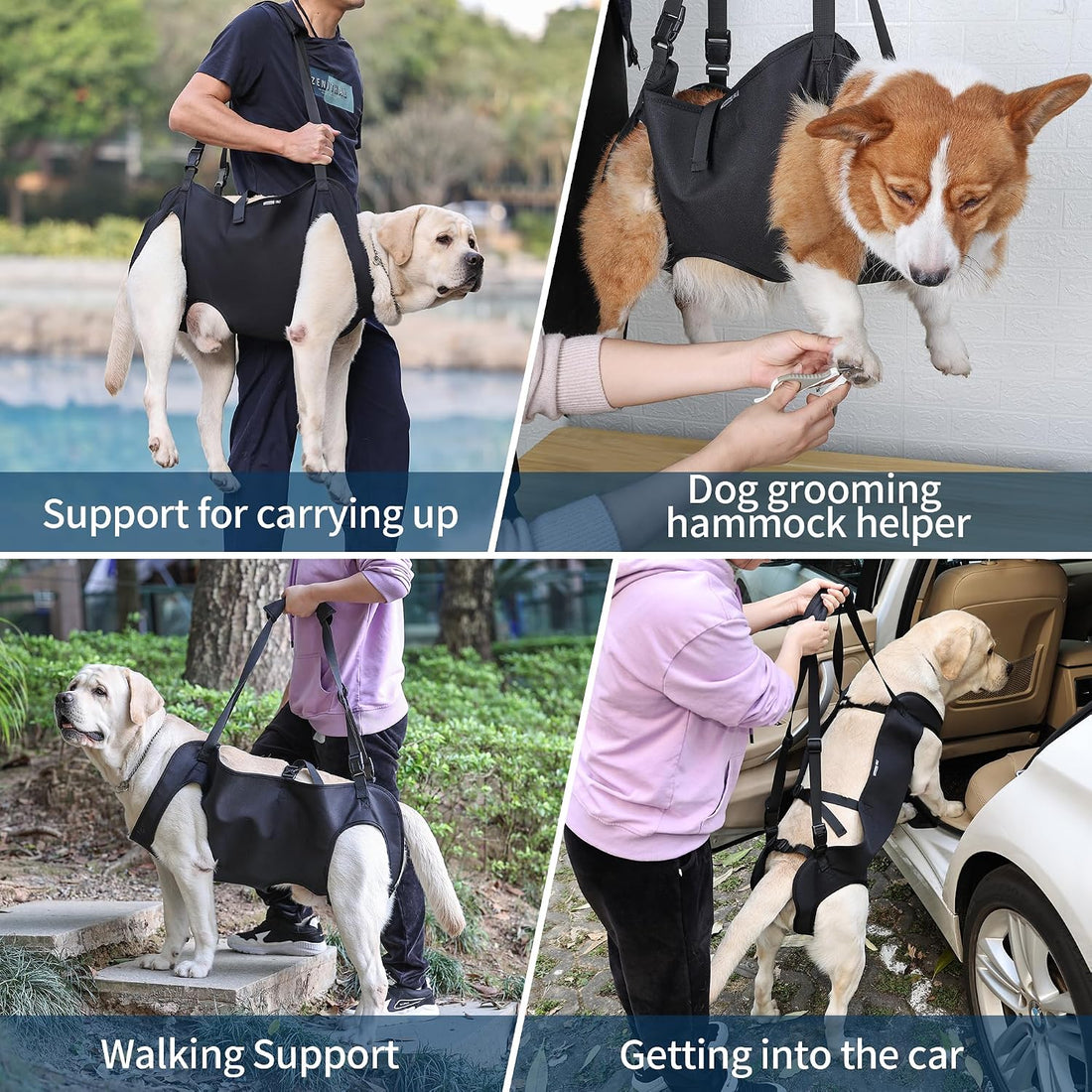 Full Body Lift Harness for Dogs,Canine Support Rehabilitation Dog