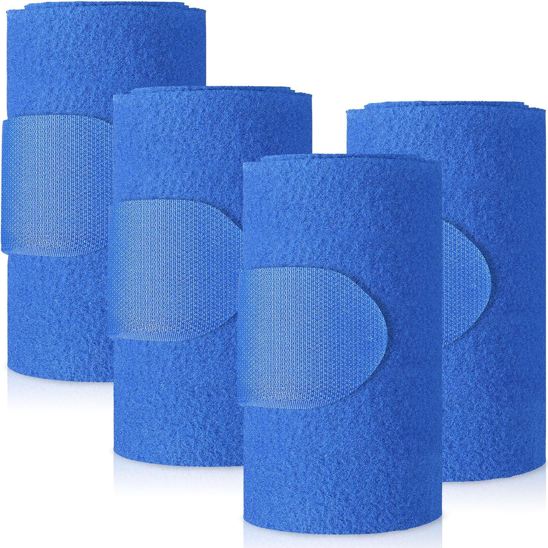 Set of 4 Horse No Bow Bandage 3D Contoured Standing Wrap Bandages