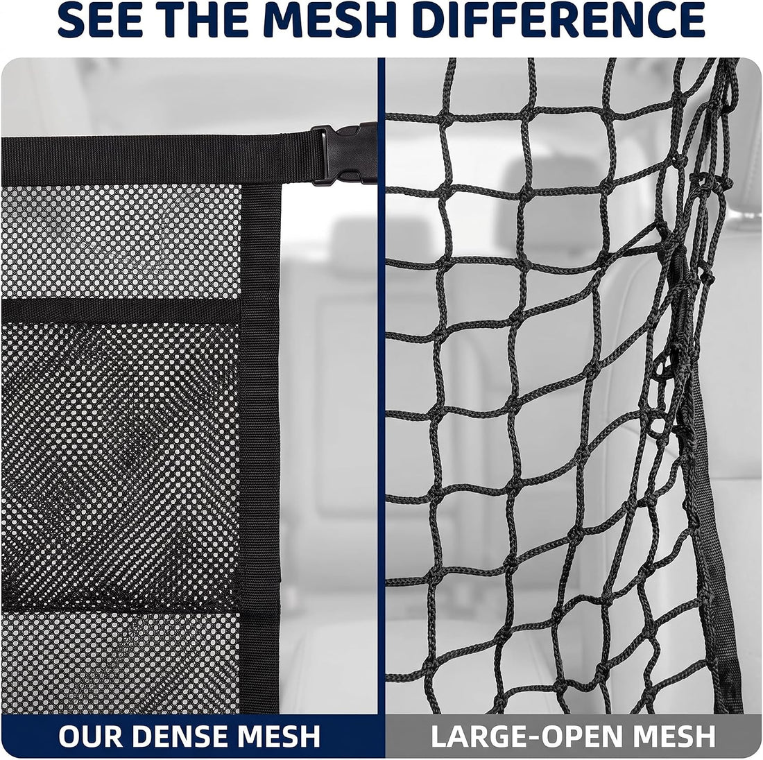 Car Net for Dogs,Dog Car Barrier Pet Divider Net for Cars