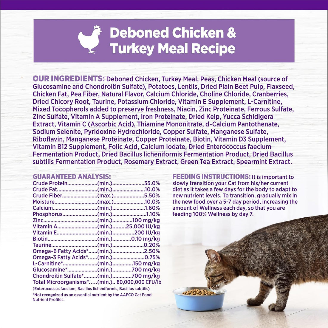 Wellness Complete Health Healthy Weight Adult Dry Cat Food for Indoor