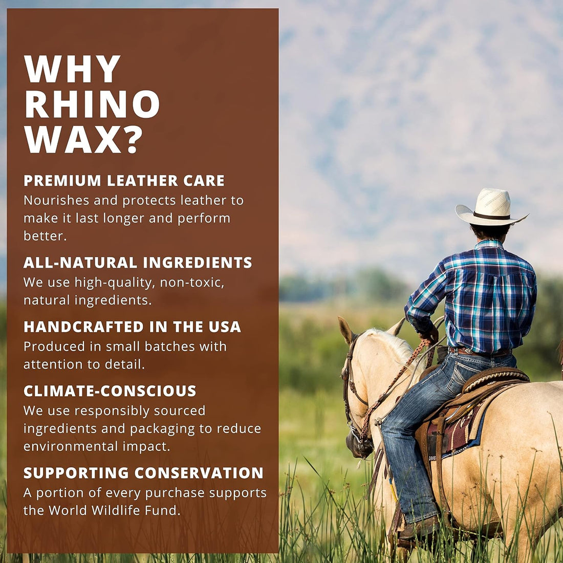 Rhino Wax - Horse Tack Kit - Includes