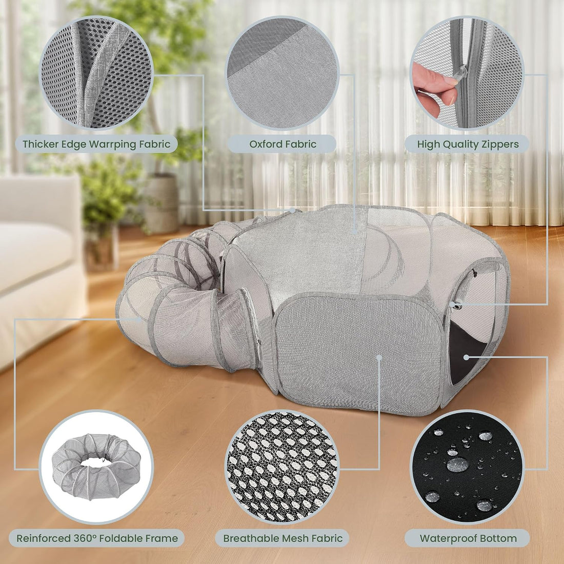 X-ZONE PET Portable Cat Play Tunnels
