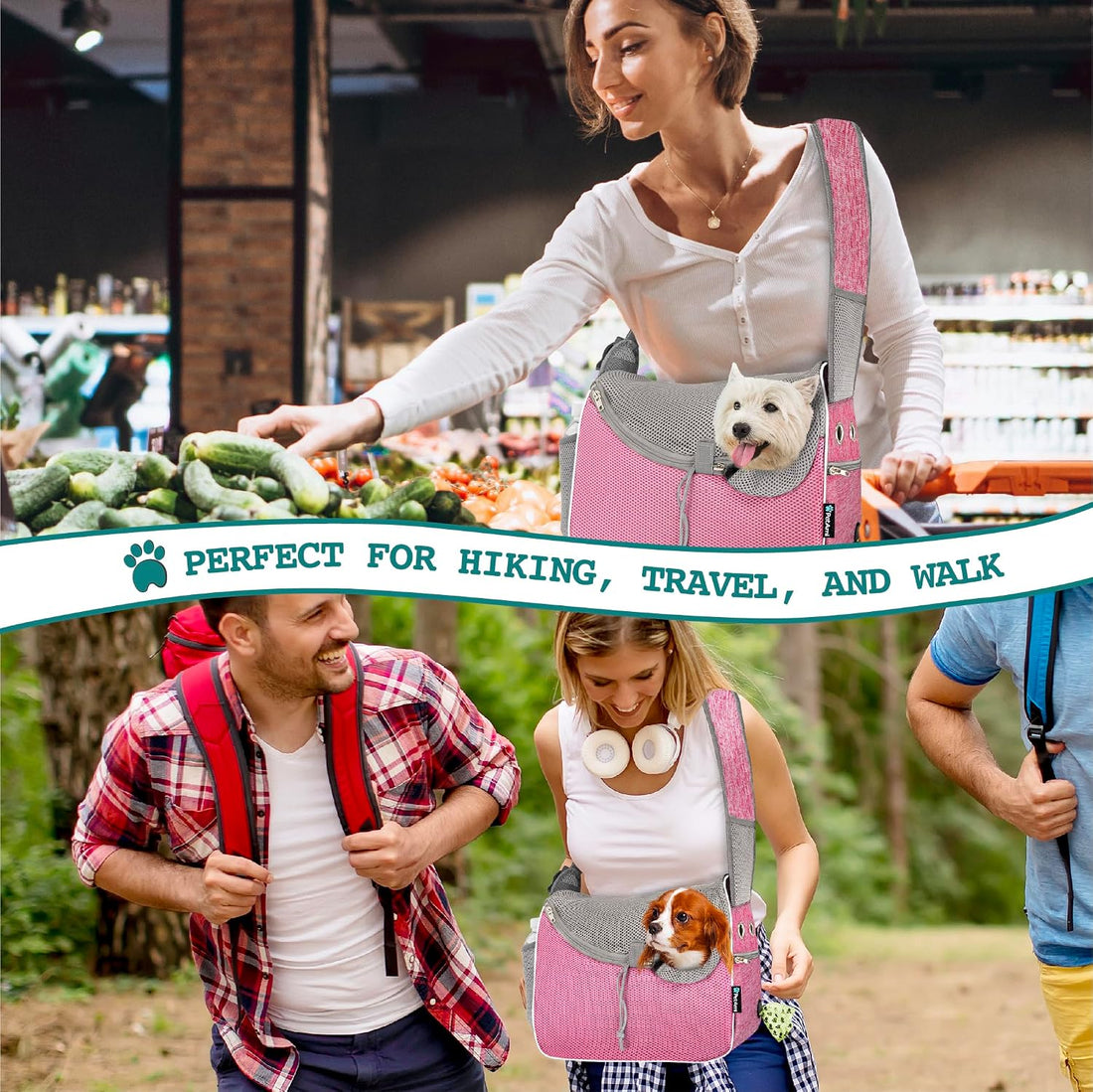 PetAmi Small Dog Sling Carrier