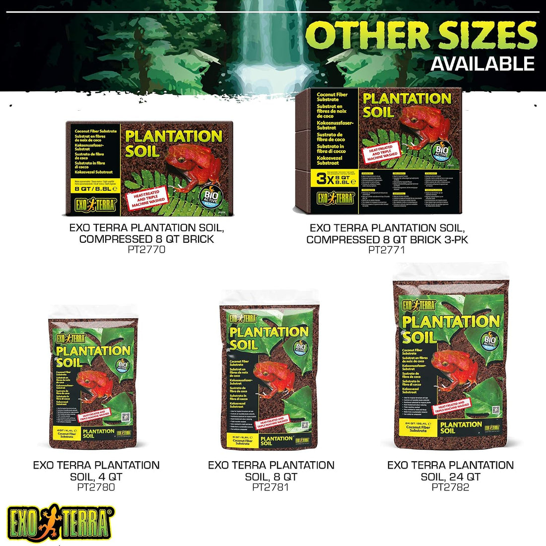 Exo Terra Plantation Soil, 8 Qt (8.8 L)
