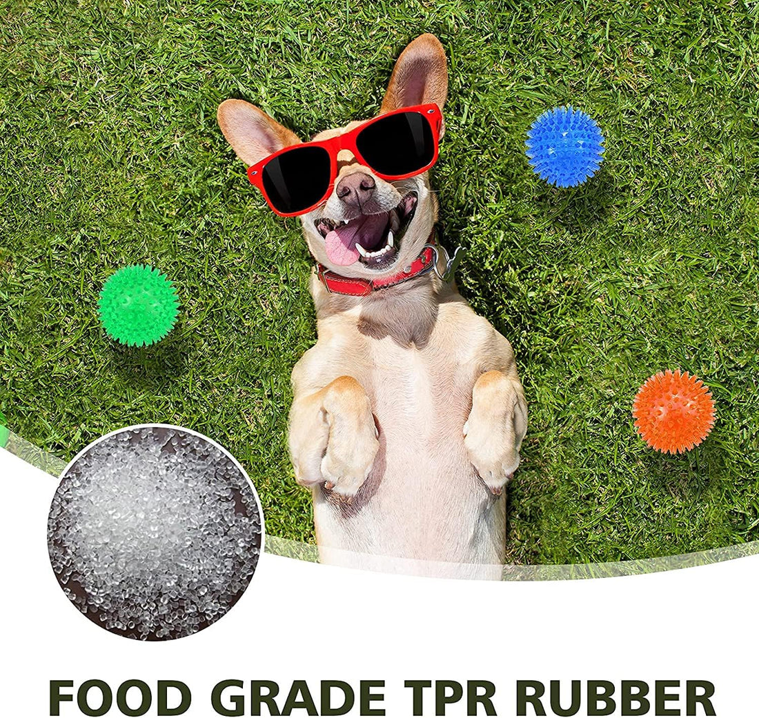 petizer 6 Pack 2.5” Squeaky Dog Toy Balls, Floating Dogs Pool Balls