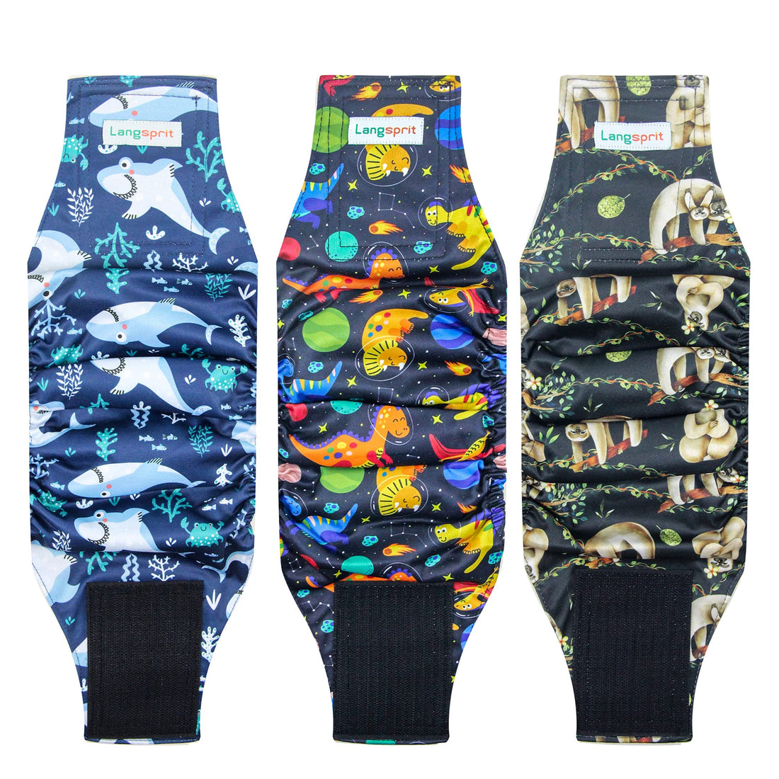Langsprit Male Belly Bands for Dogs - Dog Diapers Male