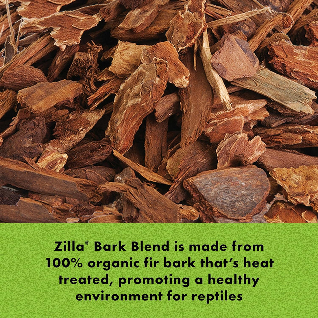 Zilla Reptile Terrarium Bedding, Reptile Substrate, Bark Blend