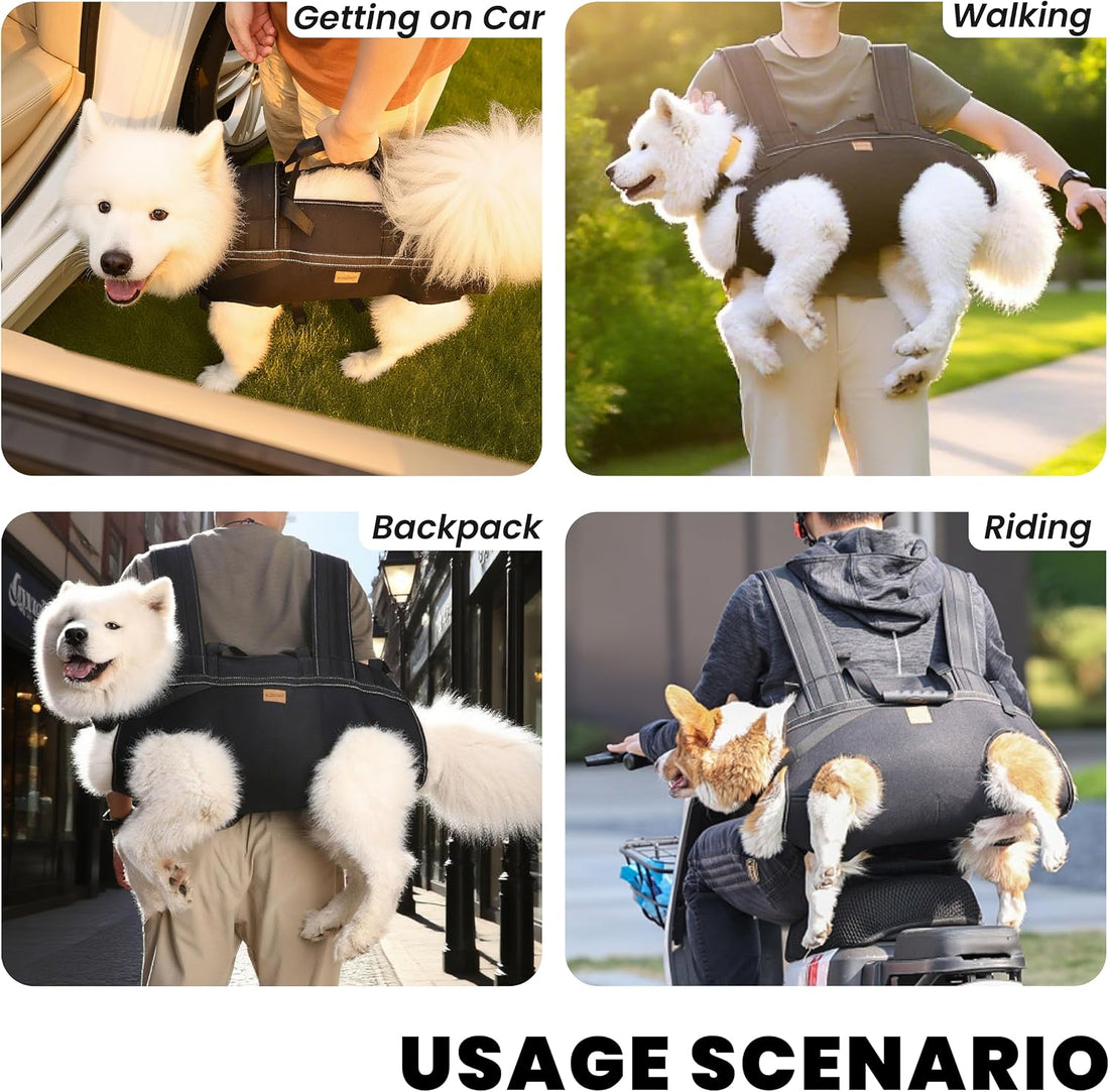Dog Lift Harness Backpack Carrier for Large Dogs