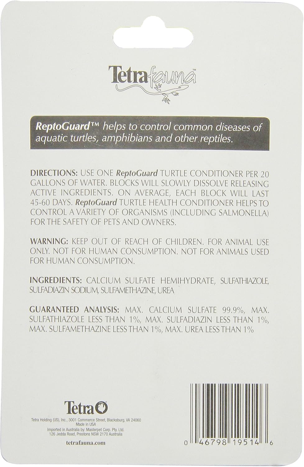 TetraFauna ReptoGuard Turtle Health Conditioner 3 Count, Slow-Release