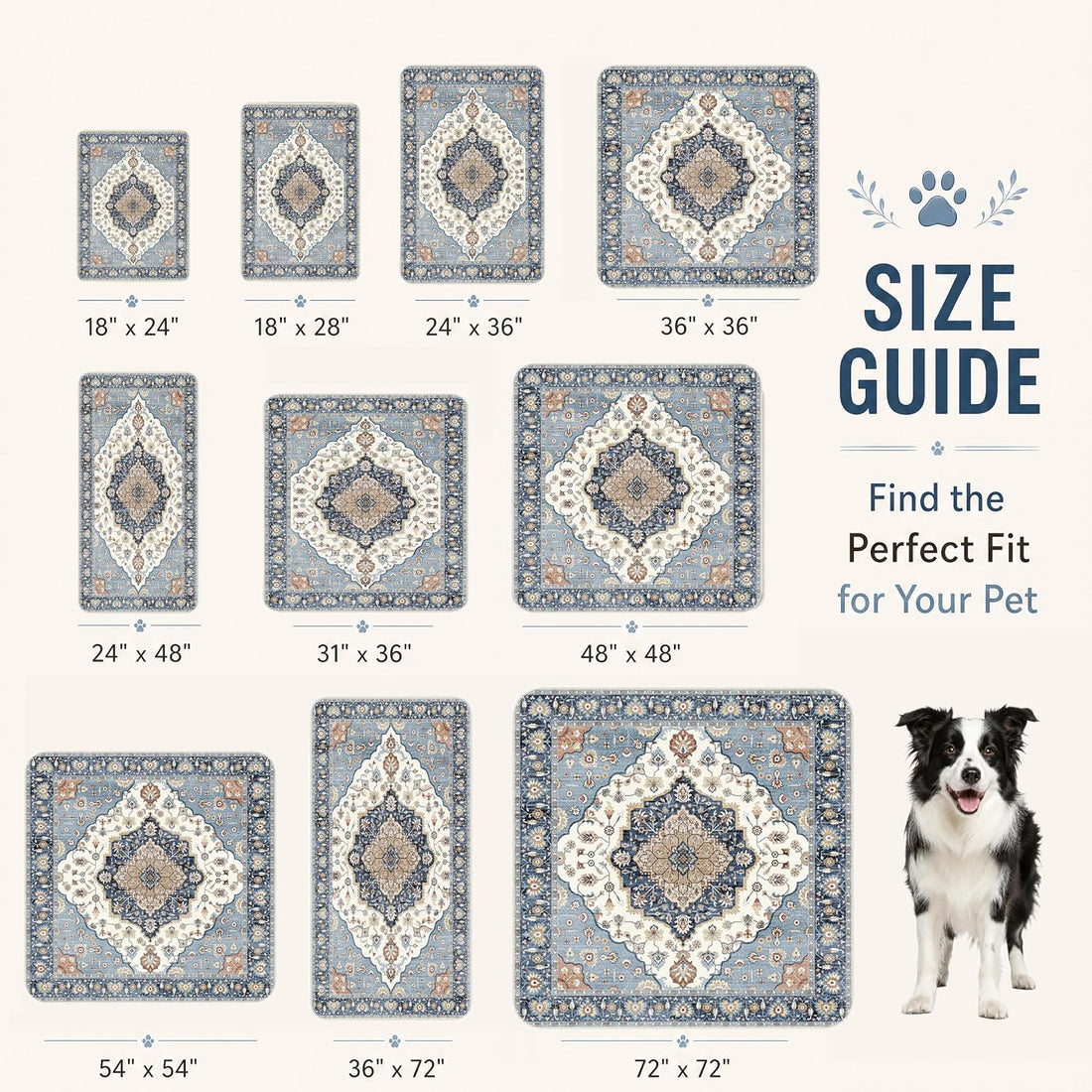 Washable Pee Pads for Dogs, 18x24 in, 2 Pack