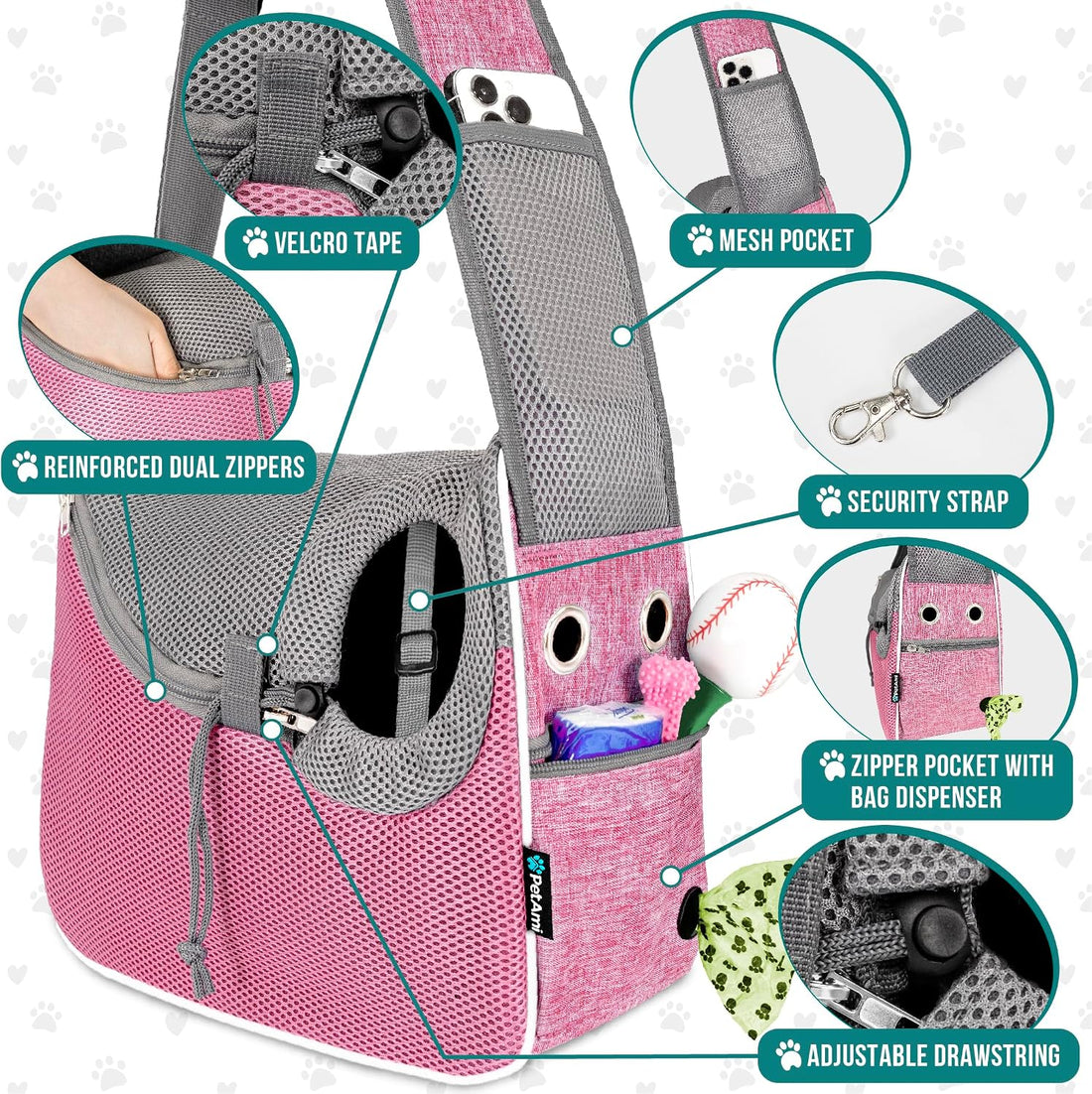 PetAmi Small Dog Sling Carrier