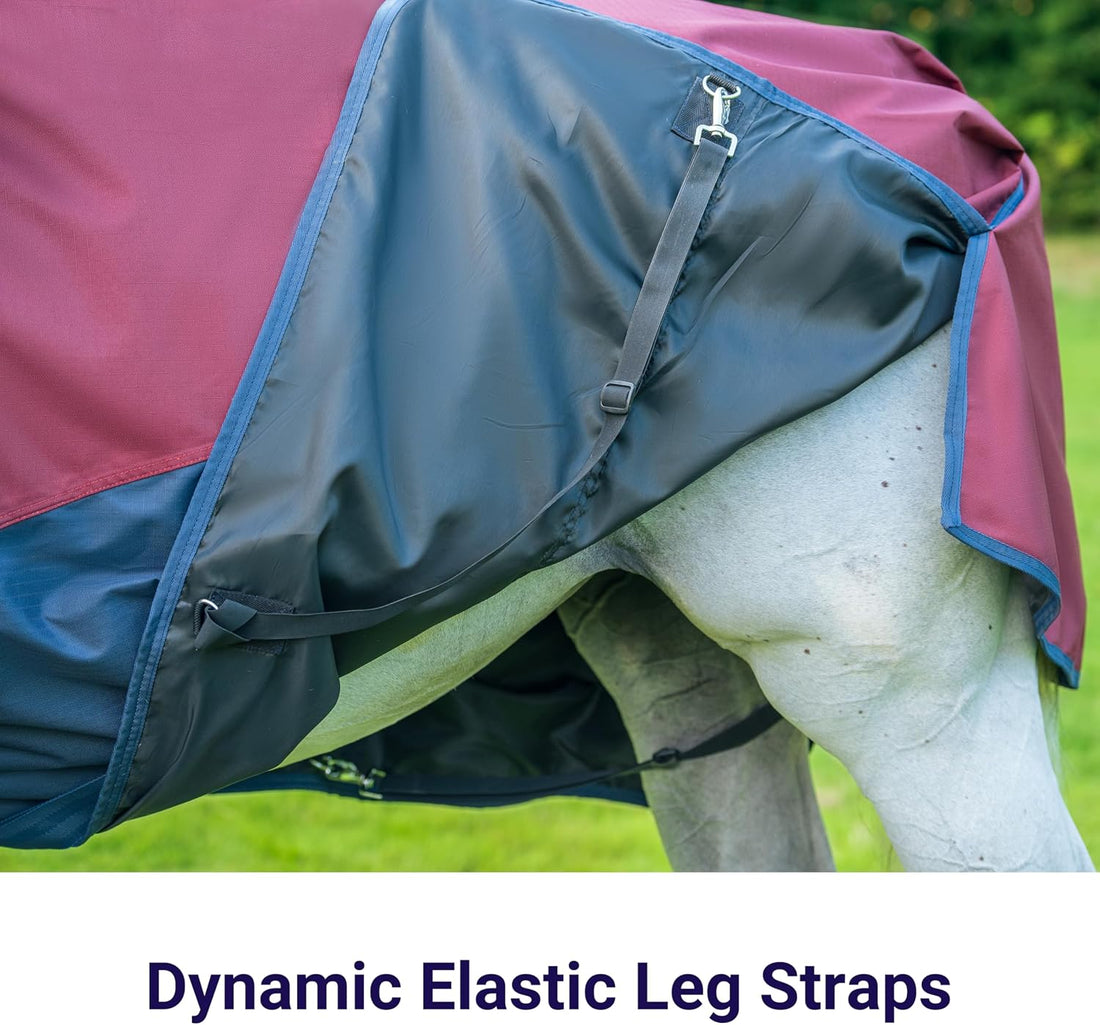 Horse Turnout Rain Sheet | 600 Denier Ripstop Turnout Blanket No Fill