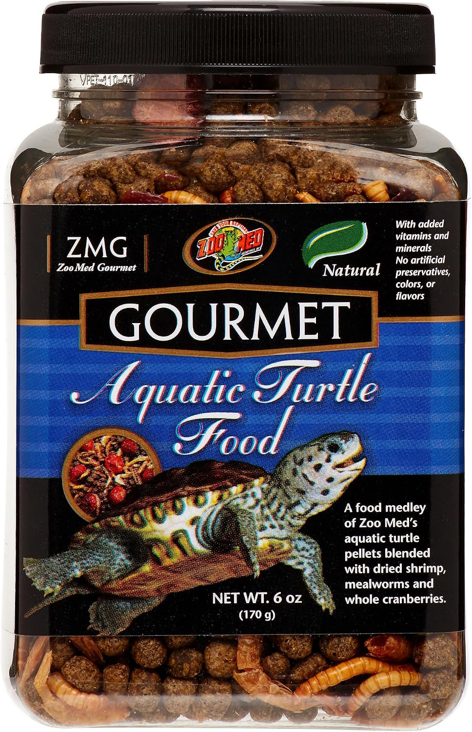 Zoo Med Gourmet Aquatic Turtle Food 11 oz.