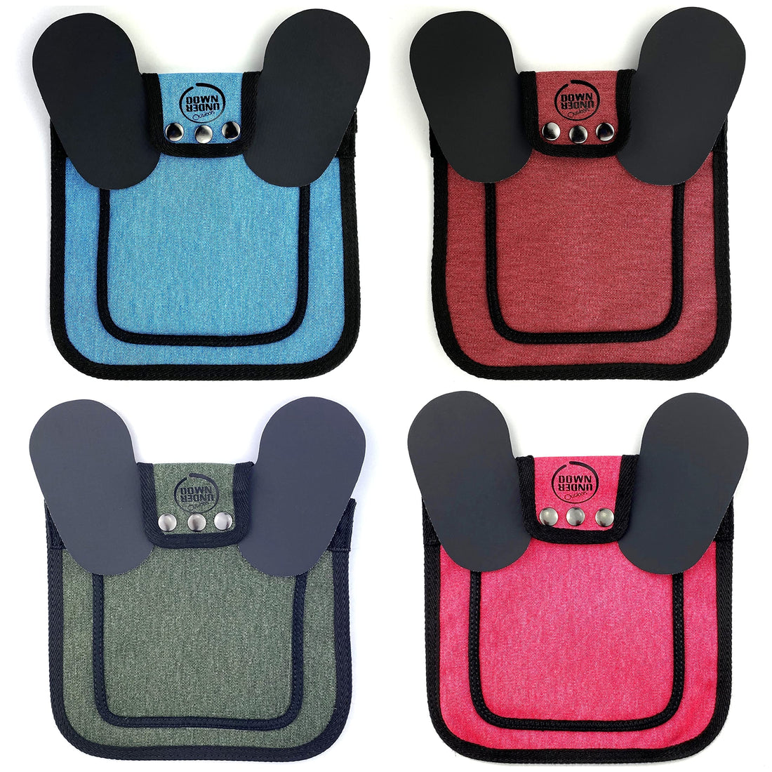 DOWN UNDER OUTDOORS 4 Pack Medium-Large Saddles with Adjustable Straps