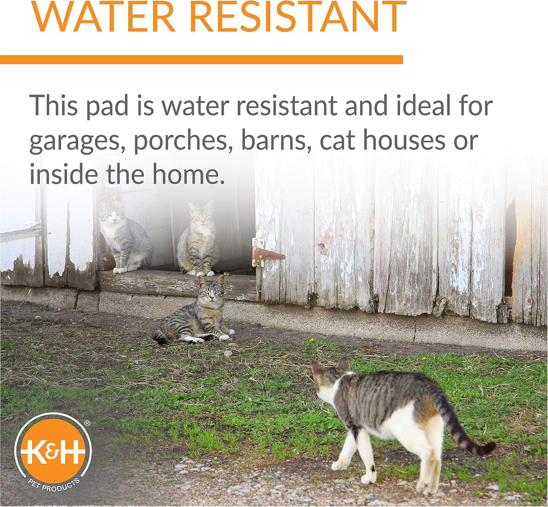 K&H Pet Products Extreme Weather Outdoor Heated Petite Kitty Pad