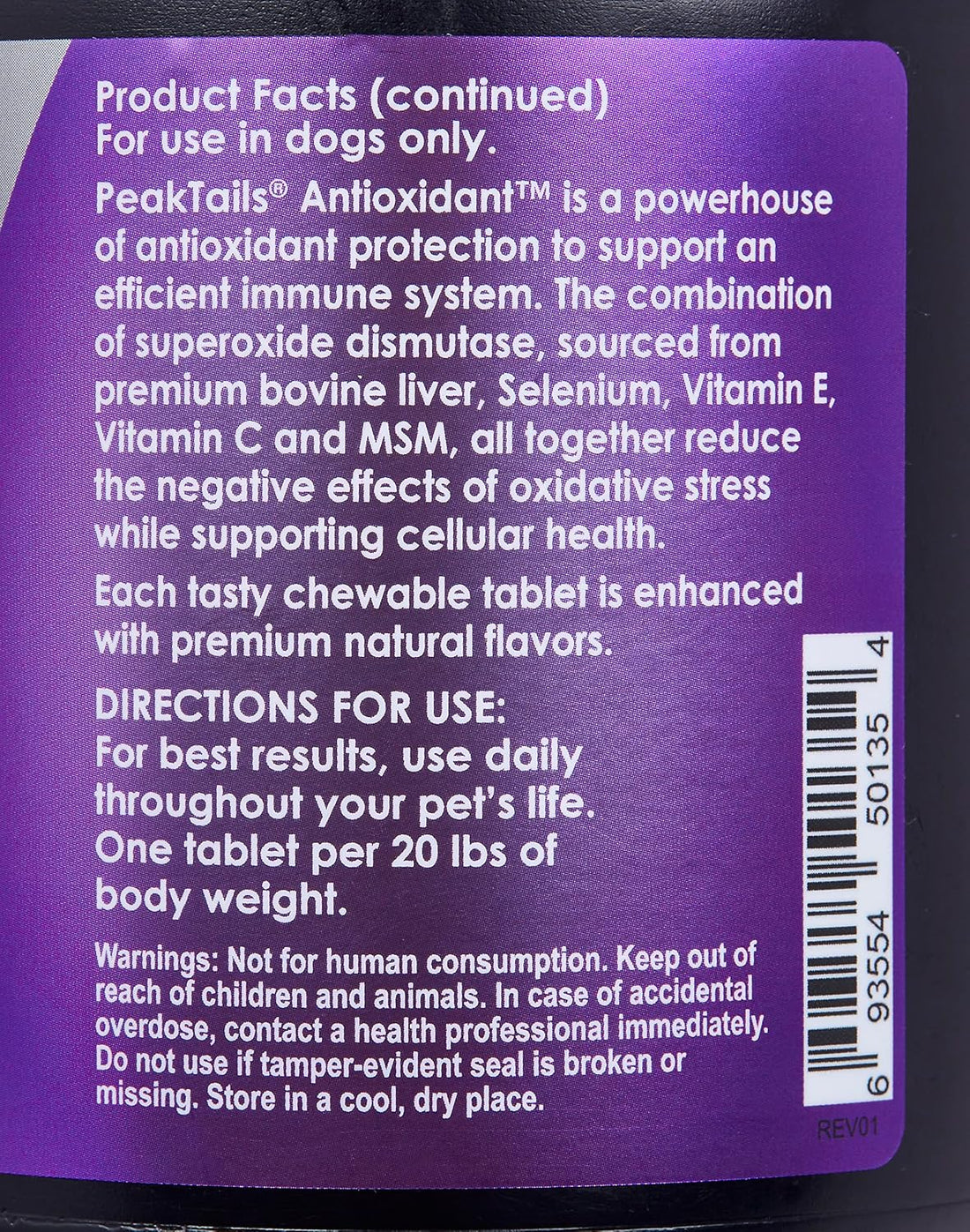 Kala Health PeakTails Antioxidant Immune Support for Dogs, 350 Count