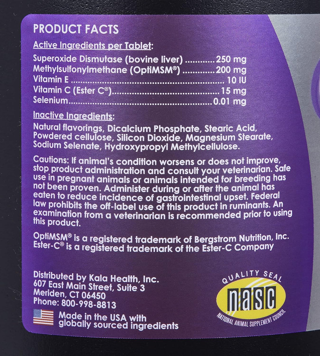 Kala Health PeakTails Antioxidant Immune Support for Dogs, 350 Count