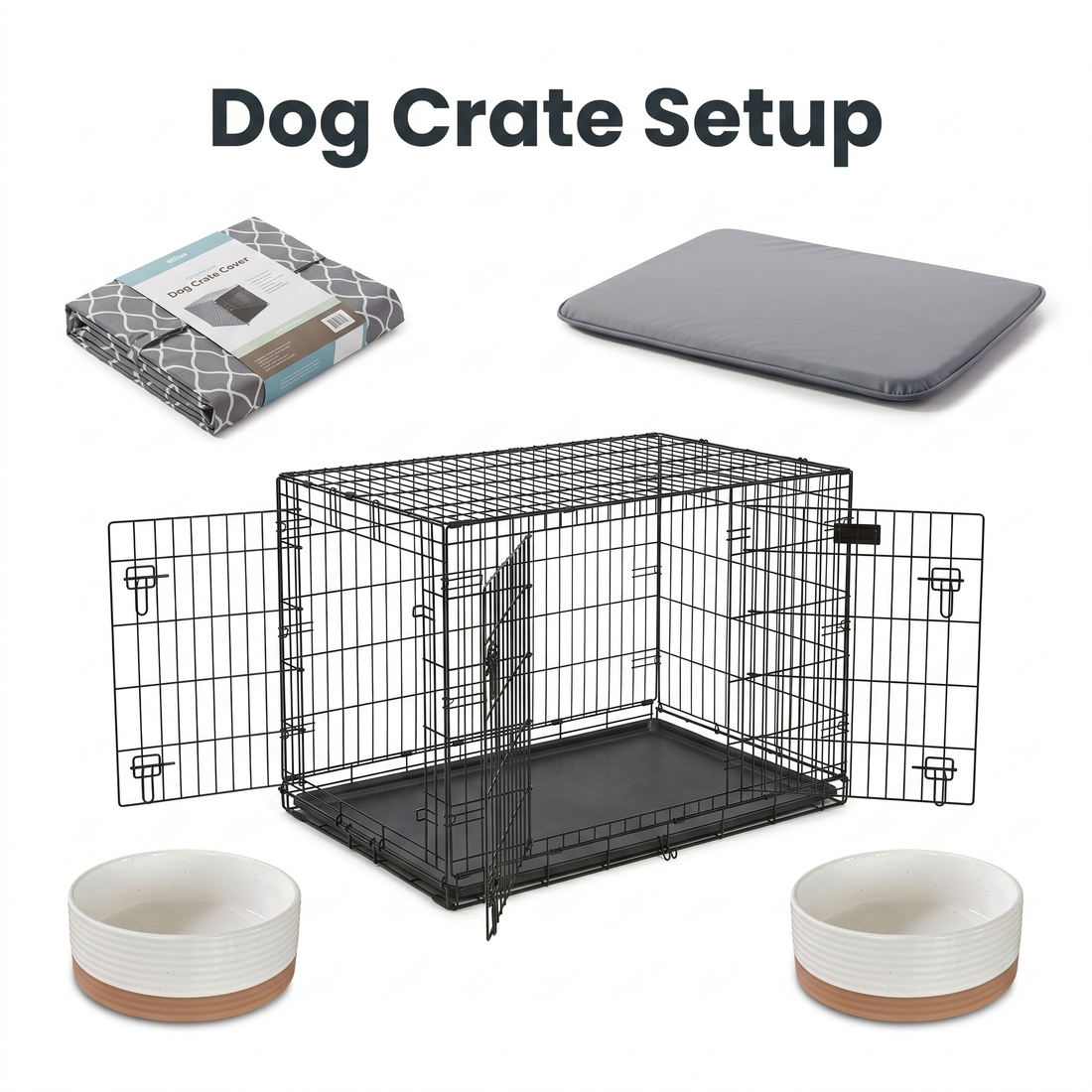 Dog Crate Setup