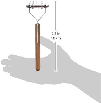 Mars Coat King Blunt Dematting Undercoat Grooming Rake Stripper Tool