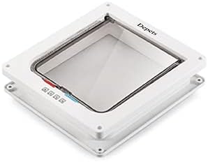 Depets Large Cat Door, 4 Way Locking Cat Flap Door for Interior