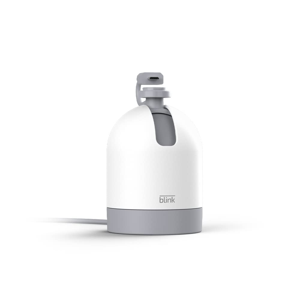 Blink Mini Pan-Tilt Camera, Rotating indoor plug-in smart security