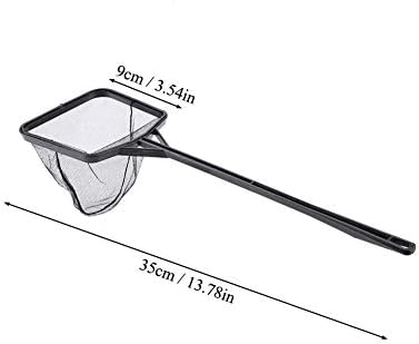 Net - Lightweight Nylon Fish Fishing Net with Plastic Handle