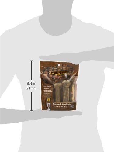 Savory Prime Pressed Rawhide Bone (6 Pack)