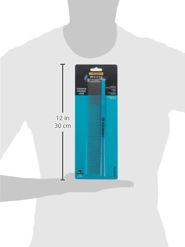 Master Grooming Tools Aluminum Finishing Comb — Versatile Combs